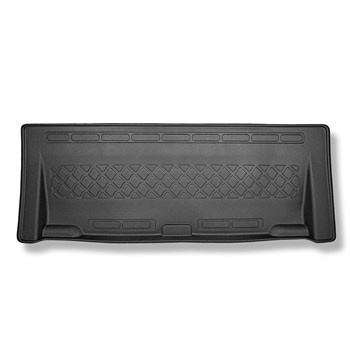 Tapis de sol en TPE adapté pour Volkswagen Touran 1T Monospace (03.2003-08.2015) - 5 ou 7 sièges - tapis de voiture - noir