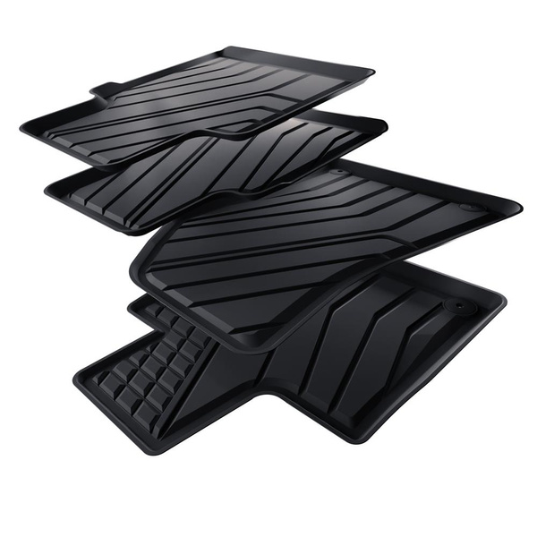 Tapis de sol en TPE adapté pour MG HS SUV (2024-....) - tapis de voiture - noir