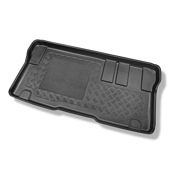 Tapis de coffre adapté pour Citroen SpaceTourer Van (01.2016-....) - bac de coffre - protection de coffre voiture - derriere 3e rangée de sieges; empattement long