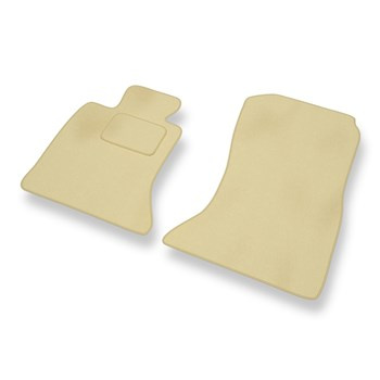 Tapis de Sol Velours adapté pour BMW 5 F10, F11 (2010-2013) - Premium tapis de voiture - beige