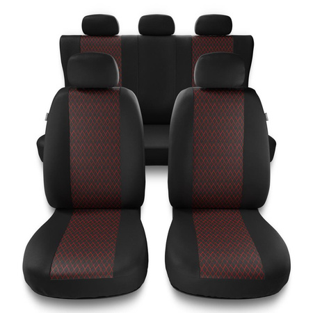 Housses de siège adaptées pour BMW X2 F39, U10 (2017-....) - housse siege voiture universelles - couverture siege - PF-RD