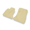 Tapis de Sol Velours adapté pour BMW 7 V F01/F02 Berline (2008-2015) - Premium tapis de voiture - beige