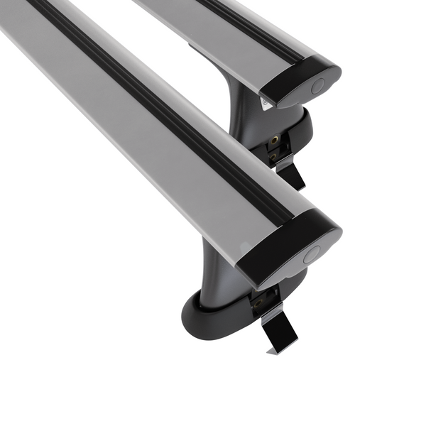 Barres de toit en aluminium adapté pour Ford Focus mk III Break (2011-2018) - Porte-Bagages de Voiture argent - toit normal