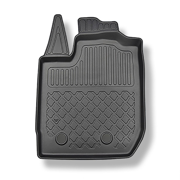 Tapis de sol en TPE adapté pour Dacia Duster II SUV (01.2018-....) - tapis de voiture - noir