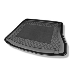 Tapis de coffre adapté pour Hyundai i30 I Hayon (07.2007-01.2012) - bac de coffre - protection de coffre voiture - avec roue de secours taille normale