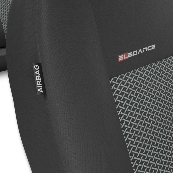 Housses de siège adaptées pour Citroen C3 Aircross I, II (2017-....) - housse siege voiture universelles - couverture siege - UNE-2