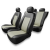 Housses de siège adaptées pour Alfa Romeo 156 I, II (1997-2007) - housse siege voiture universelles - couverture siege - CM-BE