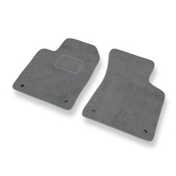 Tapis de Sol Velours adapté pour Audi TT I 8N Coupé, Roadster (1998-2006) - Premium tapis de voiture - gris