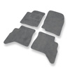 Tapis de Sol Velours adapté pour Suzuki Grand Vitara I SUV (1997-2005) - Premium tapis de voiture - gris