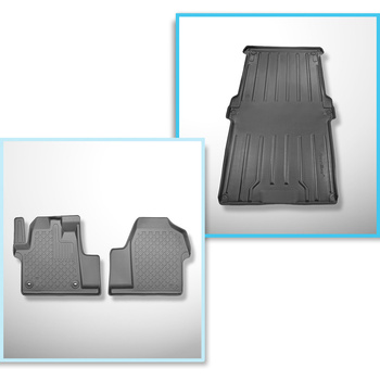 Kit tapis de coffre et tapis de voiture TPE pour: Toyota Proace Van (01.2016-...