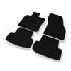 Tapis de Sol Velours adapté pour Skoda Karoq SUV (2017-....) - Premium tapis de voiture - noir