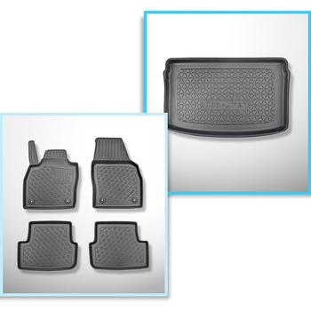 Kit tapis de coffre et tapis de voiture TPE pour: Audi A1 GB Sportback (07.2018-