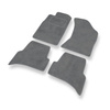 Tapis de Sol Velours adapté pour Toyota 4Runner IV SUV (2003-2023) - Premium tapis de voiture - gris