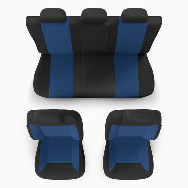 Housses de siège adaptées pour Jeep Grand Cherokee I, II, III, IV, V (1992-....) - housse siege voiture universelles - couverture siege - RYL-BL