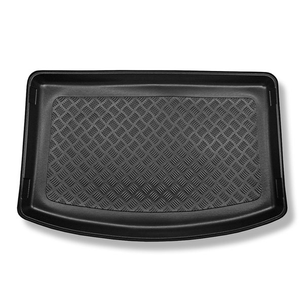 Tapis de coffre adapté pour Kia Rio IV YB Hayon (02.2017-....) - bac de coffre - protection de coffre voiture - coffre inférieur; modèles sans plancher amovible du coffre; non pour version hybride