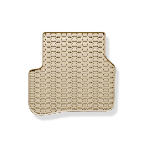 Tapis de sol en caoutchouc adapté pour Volkswagen Passat B7 (2010-2014) - tapis de voiture - beige