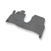 Tapis de Sol Velours adapté pour Fiat Ulysse II (2002-2010) - Premium tapis de voiture - gris