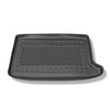 Tapis de coffre adapté pour Audi A2 8Z Hayon (1999-2005) - bac de coffre - protection de coffre voiture - coffre supérieur ; avec roue de secours taille normale