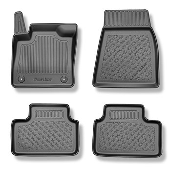 Tapis de sol en TPE adapté pour Volvo C40 Recharge SUV (12.2021-....) - tapis de voiture - noir