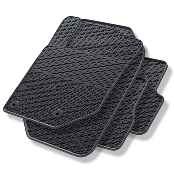Tapis de sol en caoutchouc adapté pour Peugeot 208 II Hayon (2019-....) - tapis 