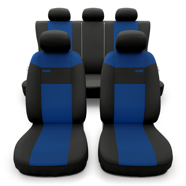 Housses de siège adaptées pour Honda Insight (1999-2013) - housse siege voiture universelles - couverture siege - RSL-BL