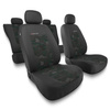 Housses de siège adaptées pour Dacia Dokker (2012-2019) - housse siege voiture universelles - couverture siege - UNE-GR