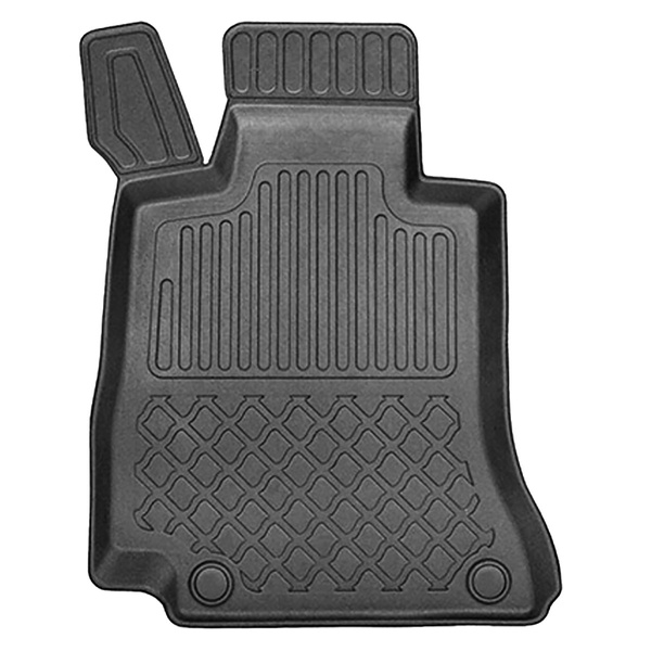 Tapis de sol en TPE adapté pour Mercedes-Benz Classe E W213 Berline (12.2015-10.2022) - ainsi que pour le Plug-in - tapis de voiture - noir