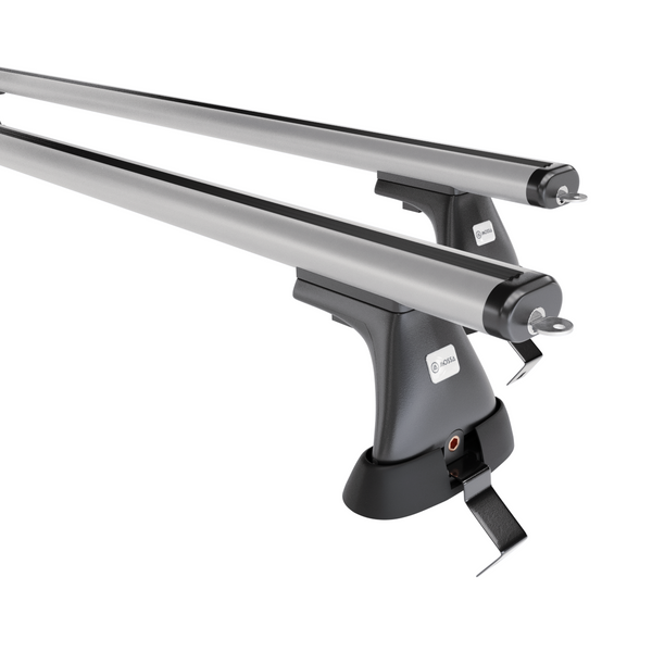 Barres de toit en aluminium adapté pour Ford Mondeo mk IV Hayon (2007-2014) - Porte-Bagages de Voiture argent - toit normal