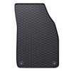 Tapis de sol en caoutchouc adapté pour Audi Q4 e-tron (2021-....) - tapis de voiture - noir