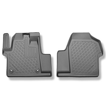 Tapis de sol en TPE adapté pour Toyota Proace Van (01.2016-....) - 2/3 sièges; version courte et longue - tapis de voiture - noir