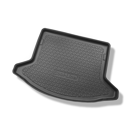 Tapis de coffre adapté pour Mazda CX-5 KF SUV (07.2017-....) - bac de coffre - protection de coffre voiture - coffre inférieur; plancher amovible en la position la plus basse ou sans plancher amovible du coffre