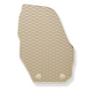 Tapis de sol en caoutchouc adapté pour Volvo S60 II (2010-2019) - tapis de voiture - beige