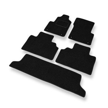 Tapis de Sol Feutres adapté pour Renault Grand Espace III (1997-2003) - tapis de voiture - noir