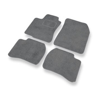 Tapis de Sol Velours adapté pour Mazda 323 V (1994-1998) - Premium tapis de voiture - gris