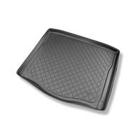 Tapis de coffre adapté pour Mercedes-Benz CLA C117 Coupé (03.2013-03.2019) - bac de coffre - protection de coffre voiture - sans cavité gauche