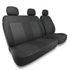 Housses de siège adaptées pour Iveco Daily II, III, IV, V, VI (1990-2019) - housse siege voiture universelles - couverture siege - BE-3