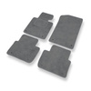 Tapis de Sol Velours adapté pour BMW 3 M3 III E46 Compact, Coupé, Cabriolet, Berline, Touring (2001-2006) - Premium tapis de voiture - gris