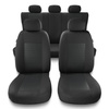 Housses de siège adaptées pour Alfa Romeo 156 I, II (1997-2007) - housse siege voiture universelles - couverture siege - MD-2