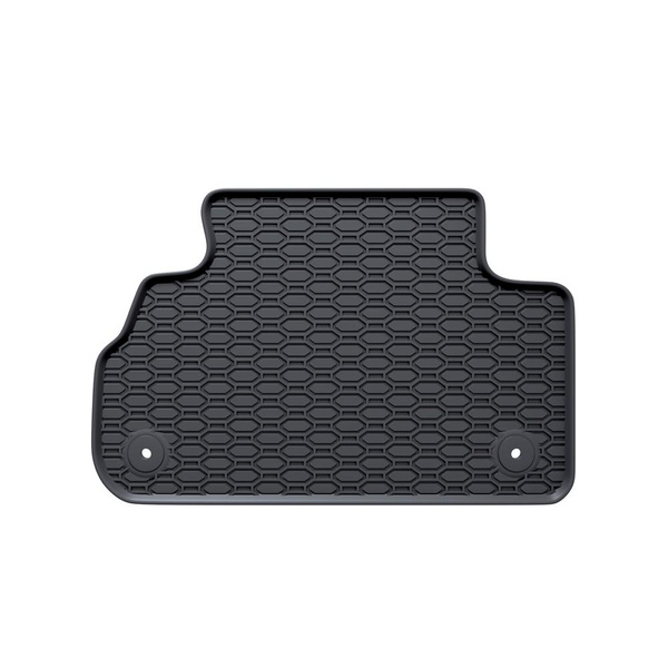 Tapis de sol en caoutchouc adapté pour Audi Q5 II SUV, Sportback (2017-....) - tapis de voiture - noir - 4 pcs.