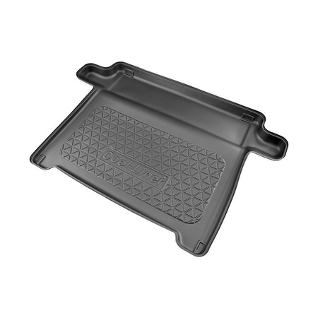 Tapis de coffre adapté pour Aixam Coupe electric Coupé (02.2017-....) - bac de coffre - protection de coffre voiture - 2 places