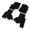 Tapis de Sol Feutres adapté pour Saab 9-7X I (2005-2009) - tapis de voiture - noir