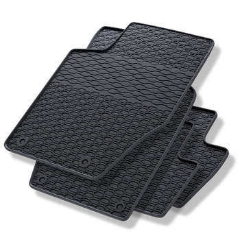 Tapis de sol en caoutchouc adapté pour Citroen C4 Hayon (2001-2010) - tapis de v