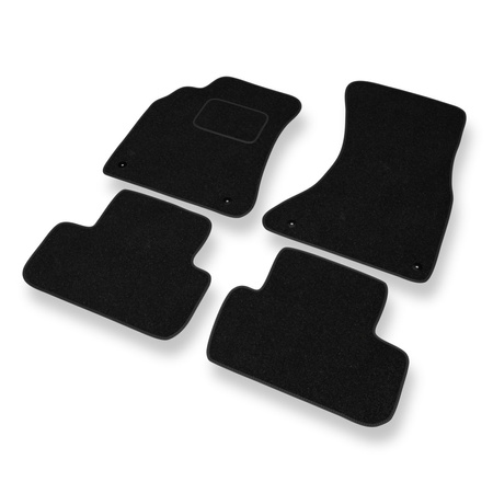 Tapis de Sol Feutres adapté pour Audi A5 I 8T (5 portes) (2007-2016) - tapis de voiture - noir