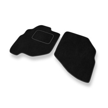 Tapis de Sol Velours adapté pour Honda Jazz II (2002-2008) - Premium tapis de voiture - noir