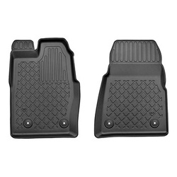 Tapis de sol en TPE adapté pour Ford Tourneo Custom Van (01.2013-....) - Boîte de vitesse manuelle - tapis de voiture - noir