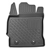 Kit tapis de coffre et tapis de voiture TPE pour: Toyota Auris II Touring Sports (07.2013-12.2018) - coffre inférieur;pour les voitures sans double plancher dans le coffre;également pour les hybrides