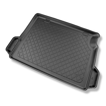 Tapis de coffre adapté pour BMW X3 G01 Plug-in Hybrid SAV (01.2020-....) - bac de coffre - protection de coffre voiture - la cavité gauche et / ou droite peut ètre coupée