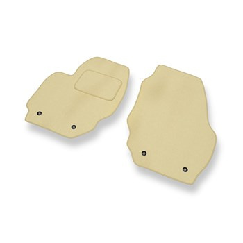 Tapis de Sol Velours adapté pour Volvo XC60 I (2008-2017) - Premium tapis de voiture - beige