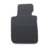 Tapis de sol en caoutchouc adapté pour BMW 1 E82, E87, E88 Coupé, Hayon, Cabriolet (2004-2013) - tapis de voiture - noir - 4 pcs.