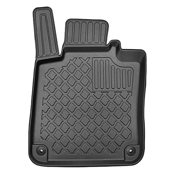 Tapis de sol en TPE adapté pour Volvo V90 Break, Cross Country (09.2016-....) - tapis de voiture - noir